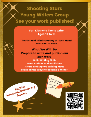 Writing Group for 10-13 year olds