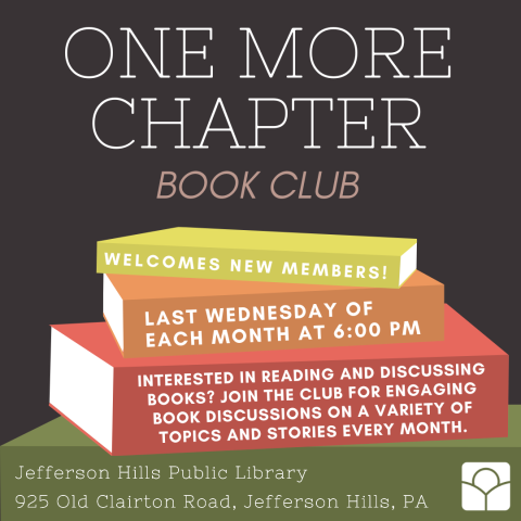 Join One More Chapter Book Club!