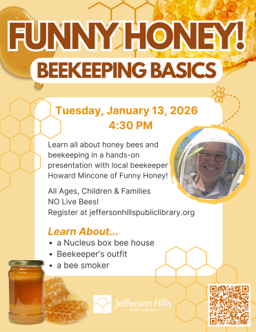 Honeycomb background with light brown and black text.