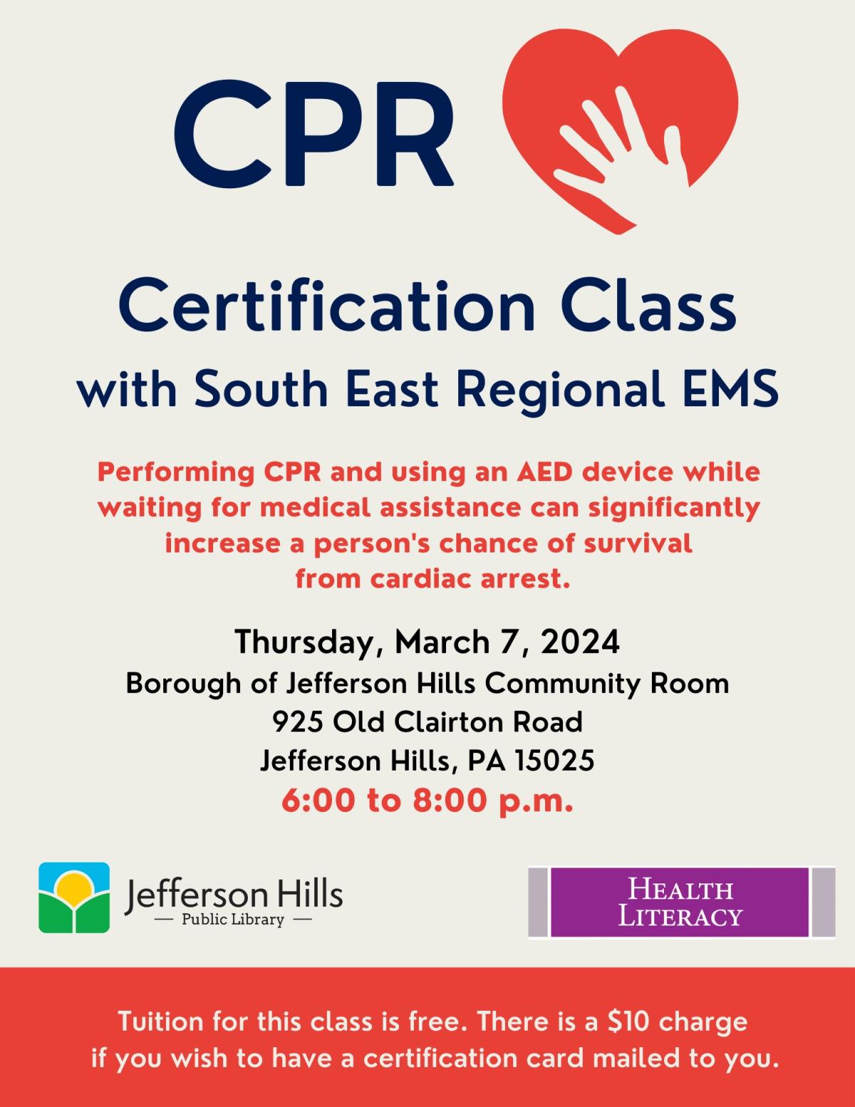 CPR Class Registration