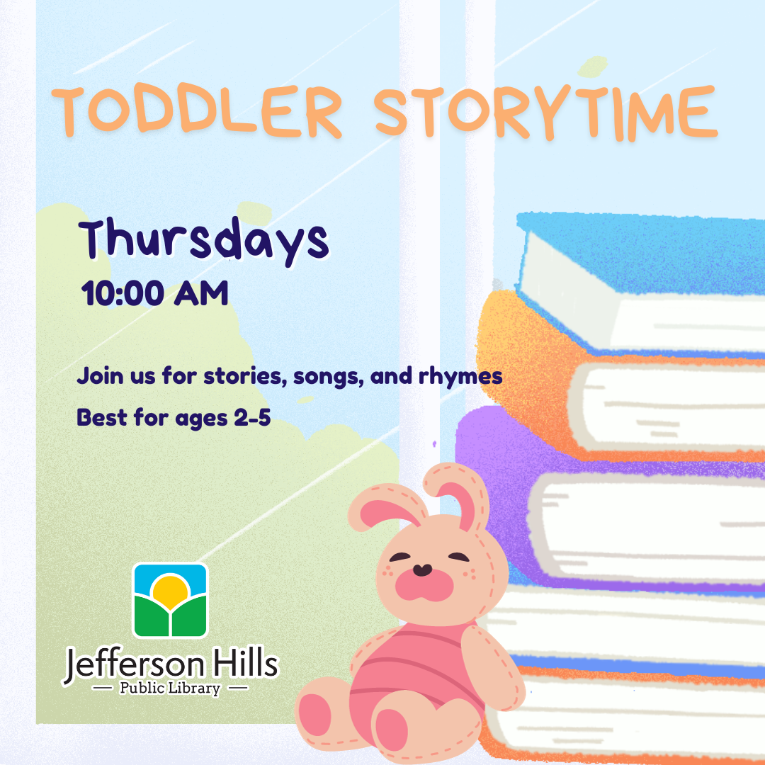 Toddler Storytime Thursdays @ 10 AM