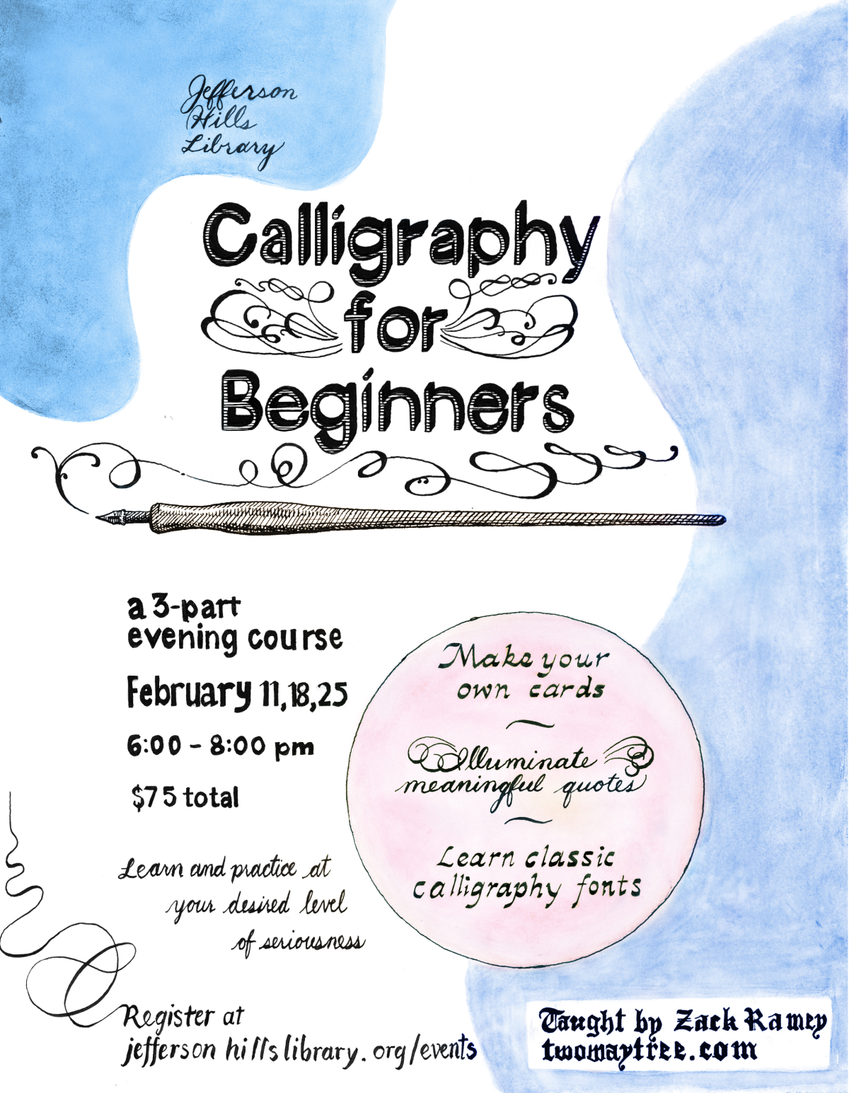 Calligraphy Class Info.