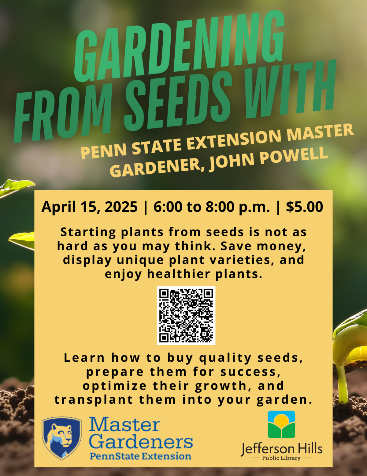 Penn State Master Gardeners - Gardening from Seeds