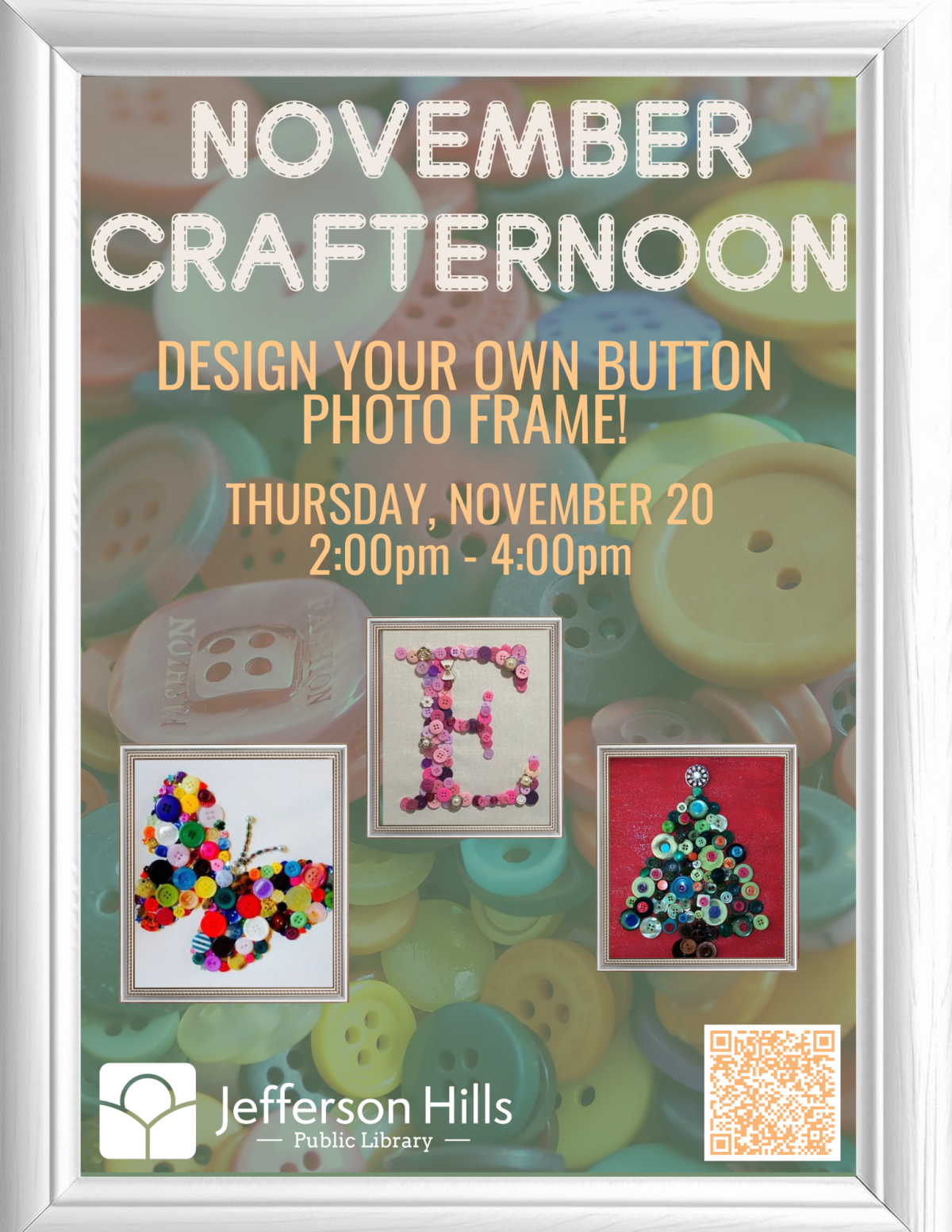 Button Art Photo Frames Flyer