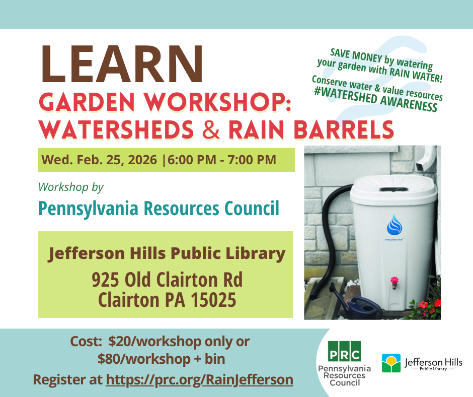 Garden Workshop: Watersheds and Rain Barrels 
