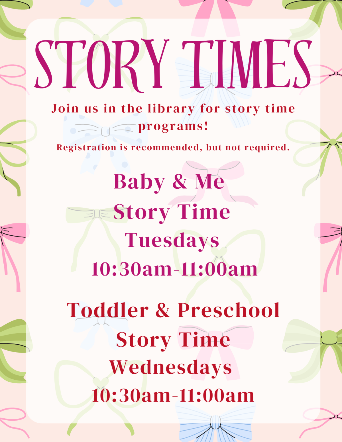 Baby & Me Story Time