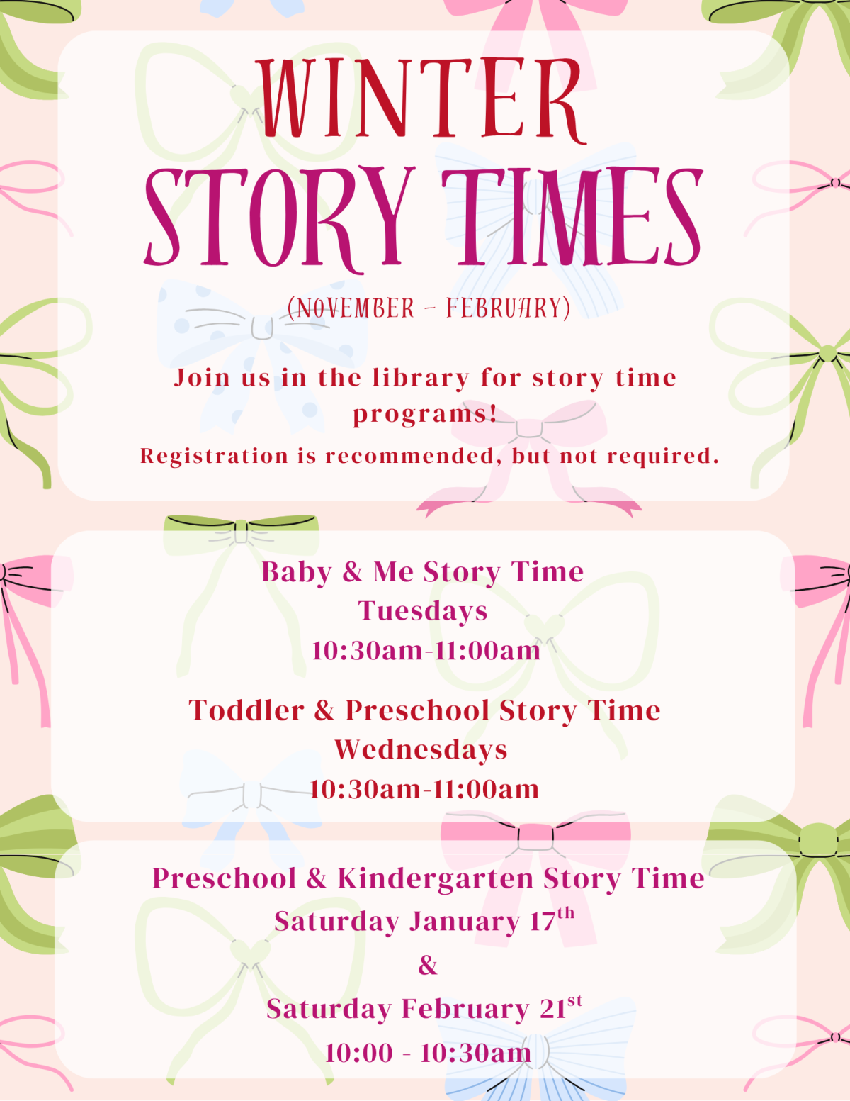 Storytime Flyer